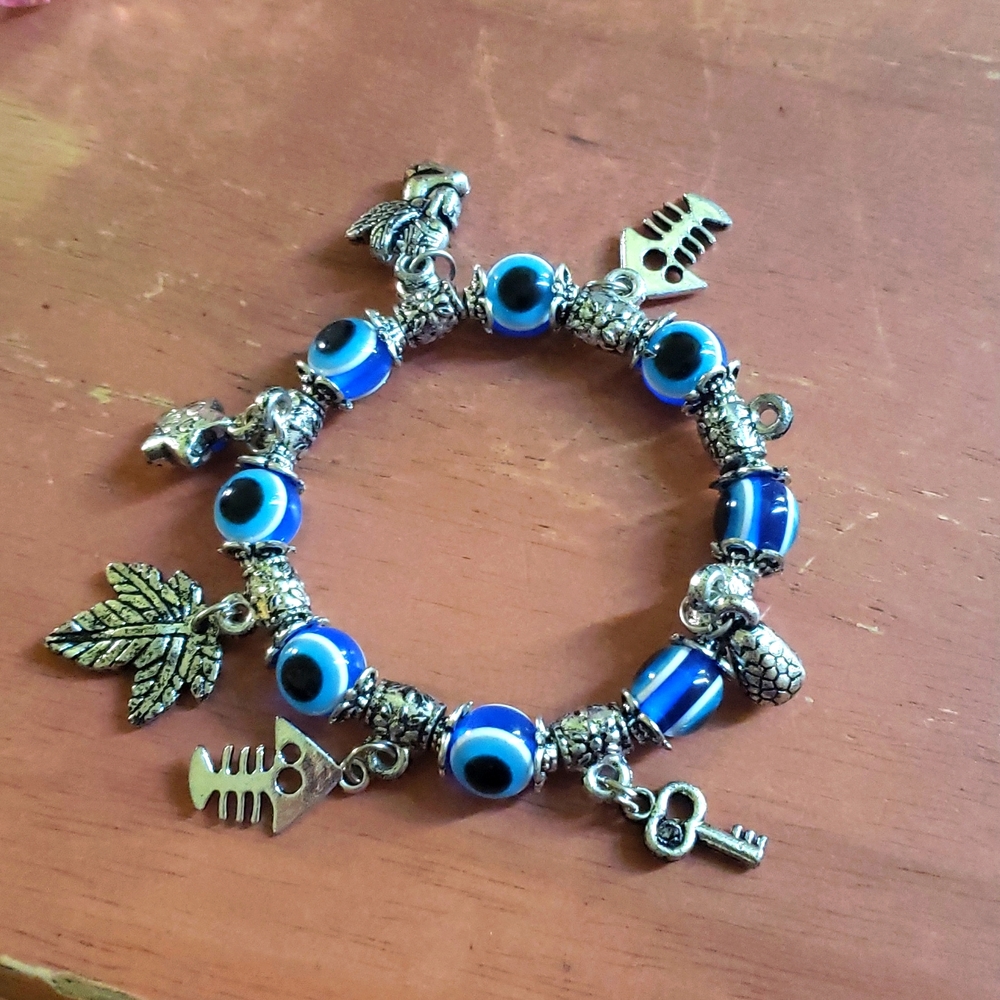 Evil Eye charm bracelet 3/$25